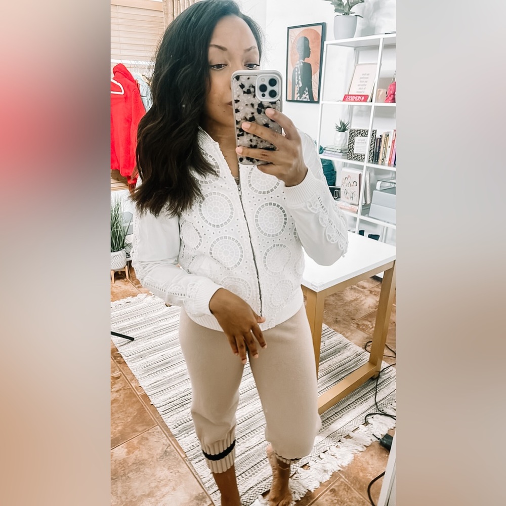 *Opening Ceremony White Bomber Jacket Sz XS - Picture 5 of 15